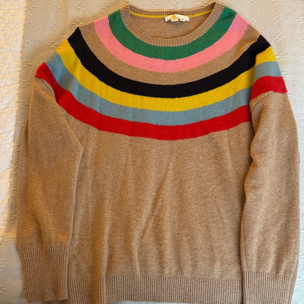 Multicolor Striped Cashmere Sweater